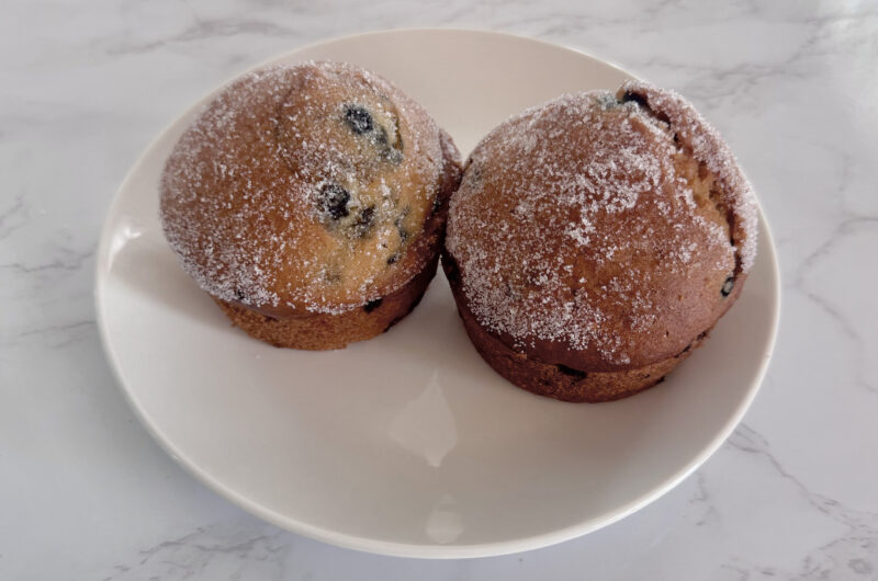 Bakery Style Blueberry Muffins